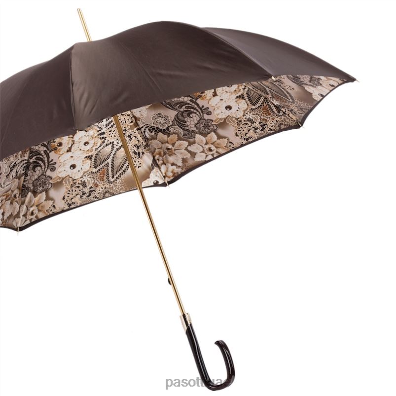 مظلة | 189 58303-16 f38 - مظلة بنية اللون، قماش مزدوج PASOTTI Z446V379